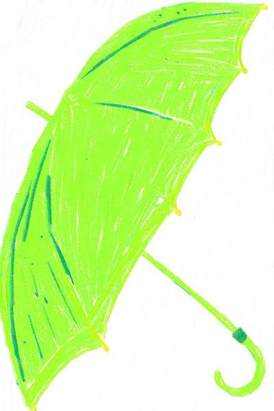 Lime Green Umbrella Coverage